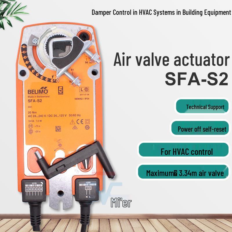 BELIMO Spring Return Electric Damper Actuator SFA-S2/SFU-S2