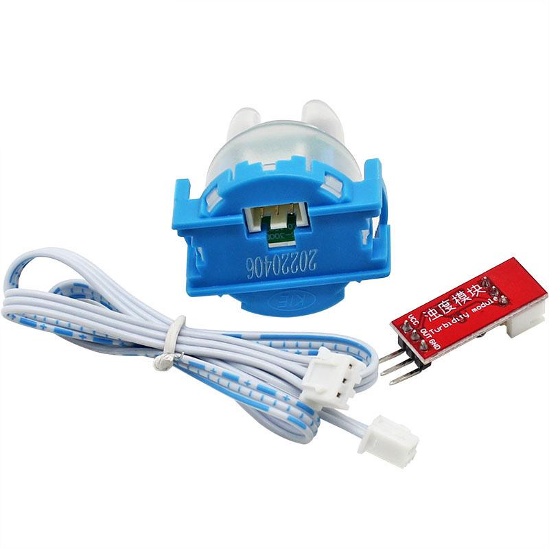 3.3-5V Turbidity Transducer Water Turbidity Module Mixed Water Detection Module Turbidity Sensor Module Liquid for Arduino