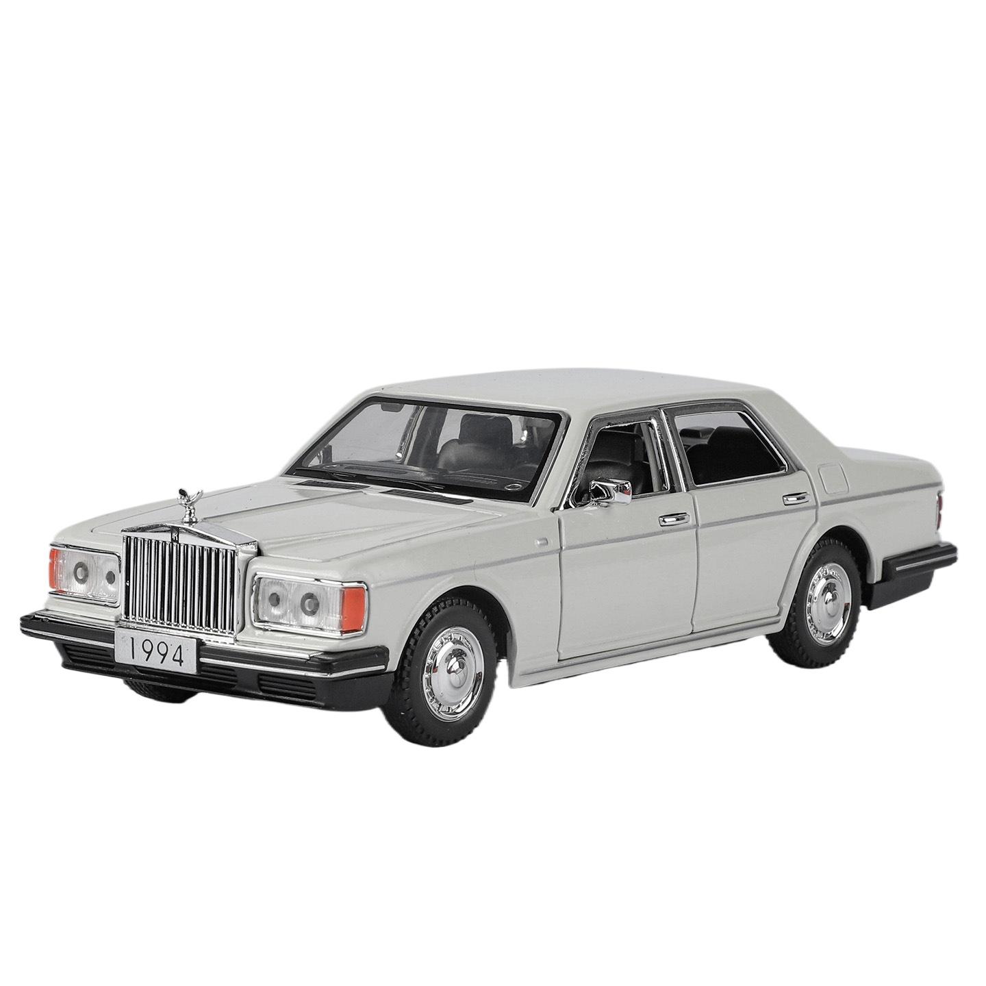 

1/32 Rolls Royce Silver Seraph Металлическая Модель Автомобиля Игрушка Литье Под Давлением Оттяжка Звук и Свет Автомобильные Игрушки для Детей Транспортное Средство белый