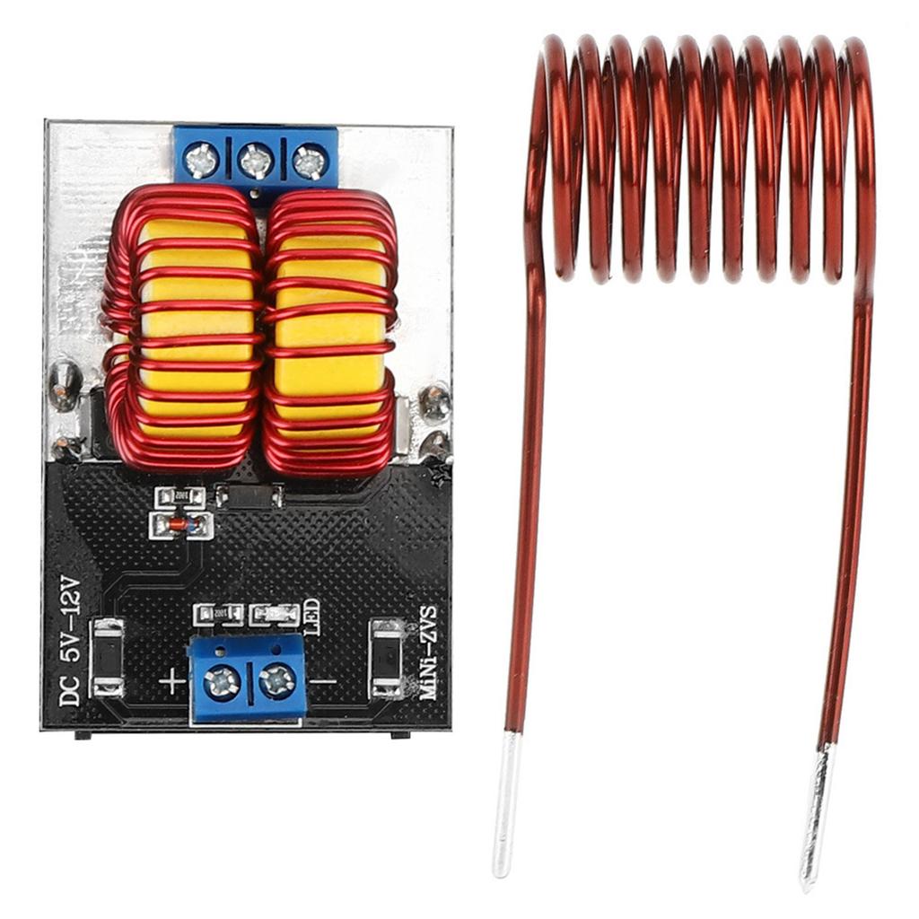Miniature ZVS Induction Heating Board 120W High Frequency Power Supply Module Induction Heating Module for DIY Projects