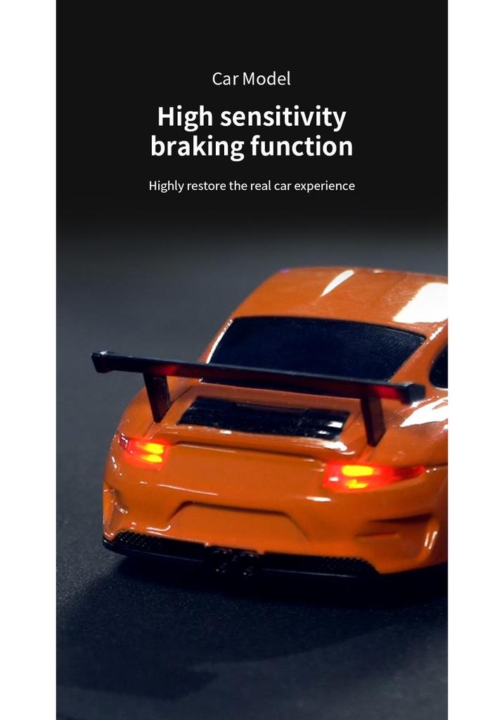 1:43 Scale RC Four-Wheel Drive Drift Racing Car – High-Speed Remote Control Toy for Boys & Children