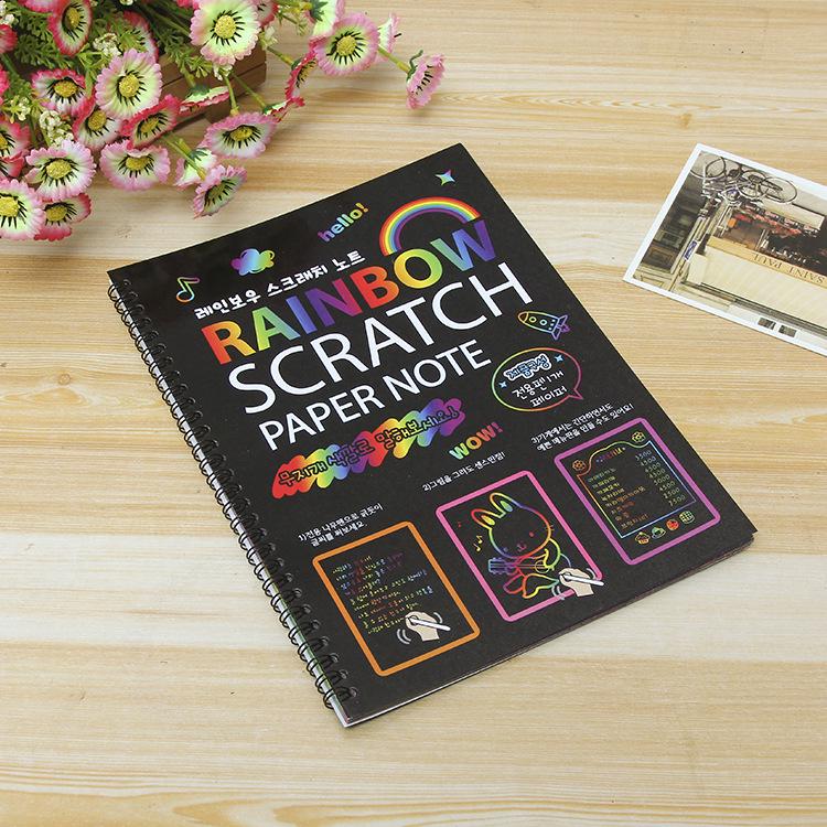 Kids' Scratch Art Book: Creative DIY Coloring & Doodle Toy