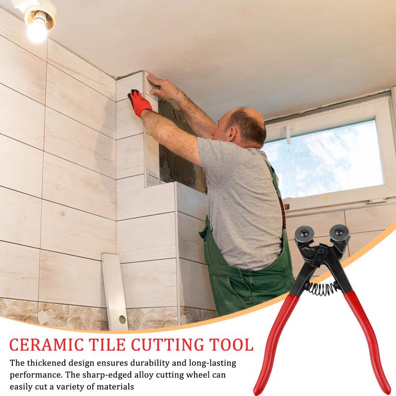 Clește de faianță din sticlă, prindere confortabilă, instrumente manuale de tăiere, tăietor de faianță ceramică, clește de faianță ceramică, instrument de tăiere din aluminiu