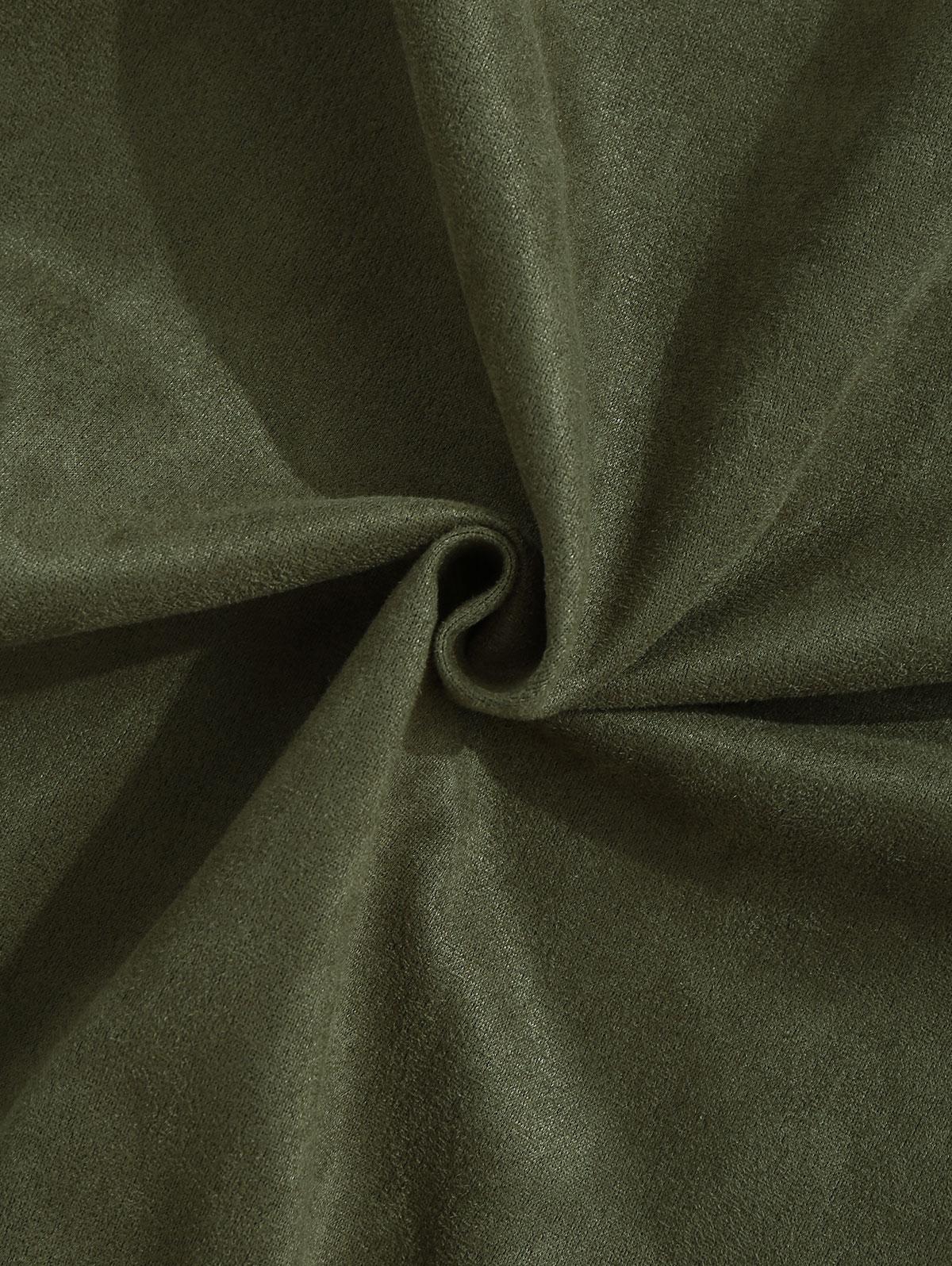 ZAFUL Мужская повседневная толстовка из искусственной замши с заниженной линией плеч — фото 5