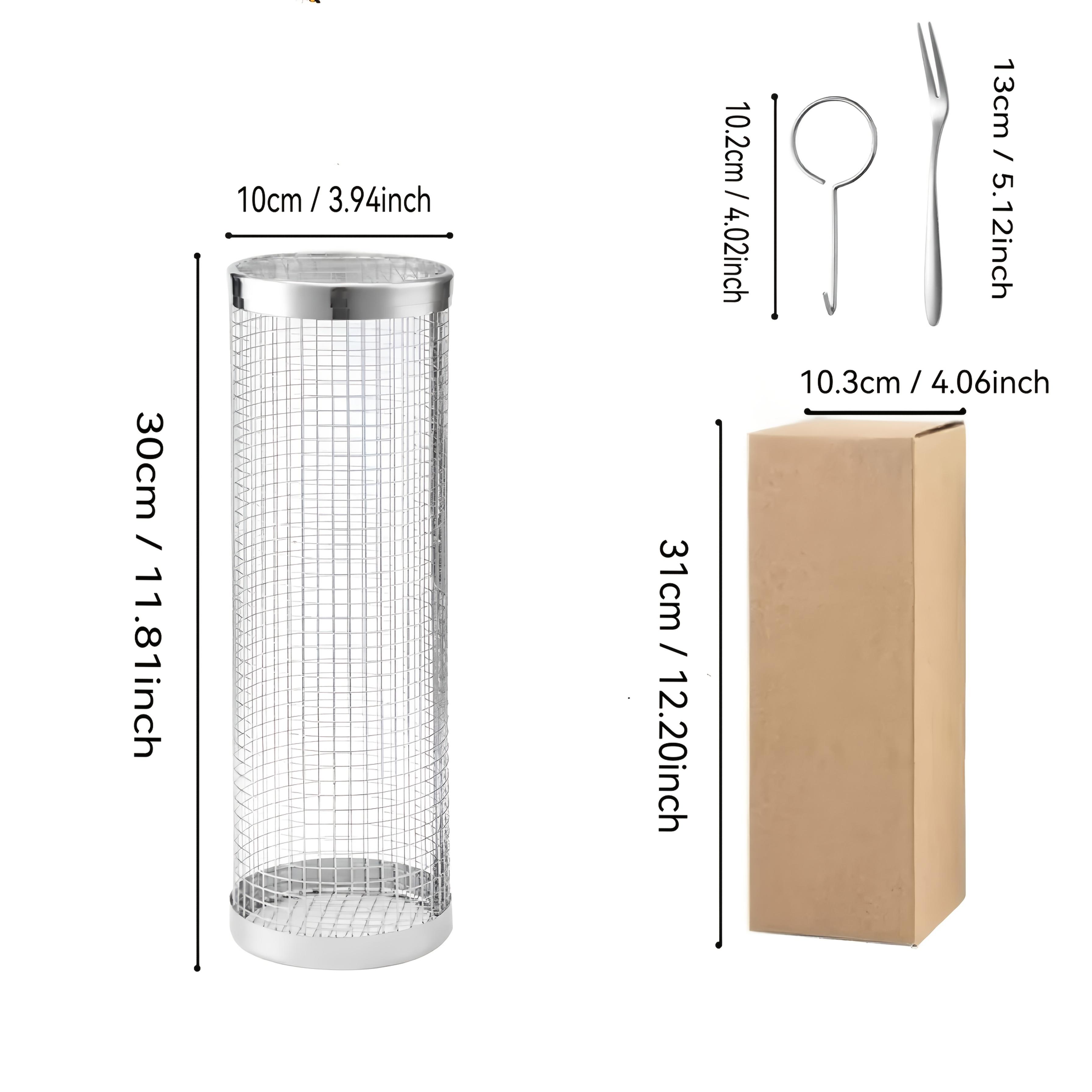 

Портативный набор для барбекю из нержавеющей стали с корзиной для гриля, корзина для гриля для приготовления барбекю, корзина для барбекю для улицы, аксессуары для гриля для кемпинга на открытом воздухе