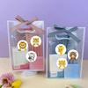 500 Sheets Per Roll Children's Reward Self-adhesive Stickers Label Office Stationery Decorative Labels Animal Incentive Sealing Stickers
