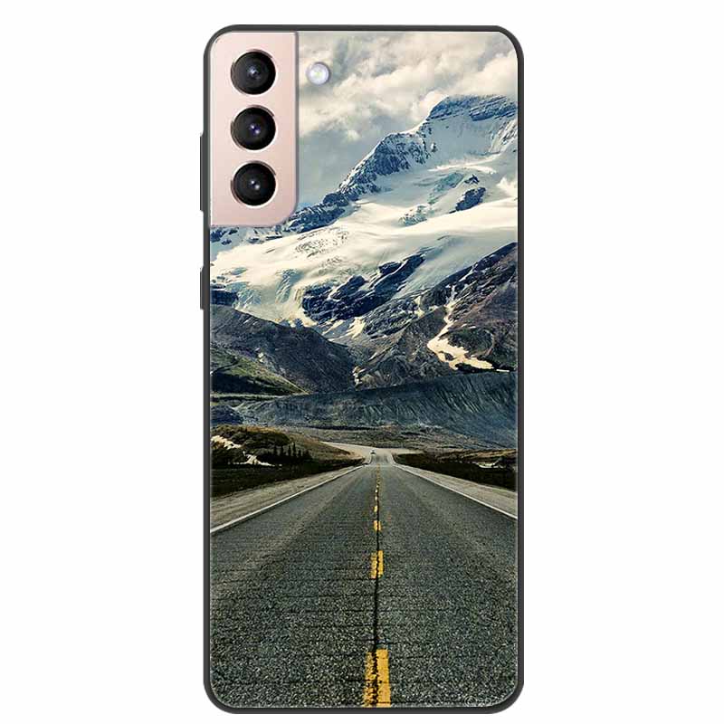 Per Samsung Galaxy S21 FE 5G Custodia Cartoon Dipinta Morbida TPU Custodie per Telefono per Galaxy S21FE S 21 FE Cover Posteriore in Silicone Coque Carina