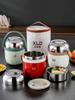 Double bento lunch box Home food storage containers Heat preservation lunch box for kids food warmer Stainless steel Lunchbox