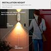 RGB Gradient LED Night Light with Motion Sensor Wall Lamp Rechargeable Ambient Dimmable Indoor Lights Magnetic Step Lighting