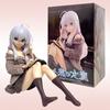 New The Journey of Elaina Anime Figures GK Model Elaina Sweater Doll Action Figure Room Decor Gift Toys 13cm