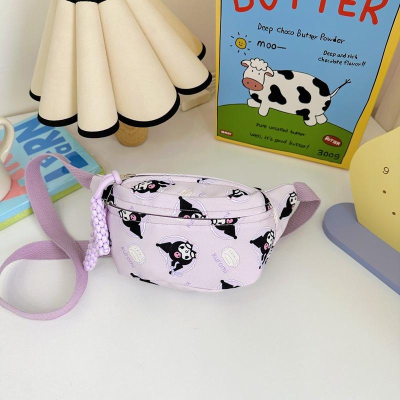 Cartoon-style Cute Crossbody Bag for Boys and Girls, Toddler-sized Waist Bag, Kindergarten Baby Shoulder Bag