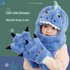 Children's Dinosaur Winter Set: Hat, Scarf, and Gloves – Cute and Warm Cold Protection for Boys and Girls