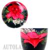 Autoland Underwater Flower Shift Knob, Red, Real Orchid, Fresh Flower Works, 3.5 inches (90