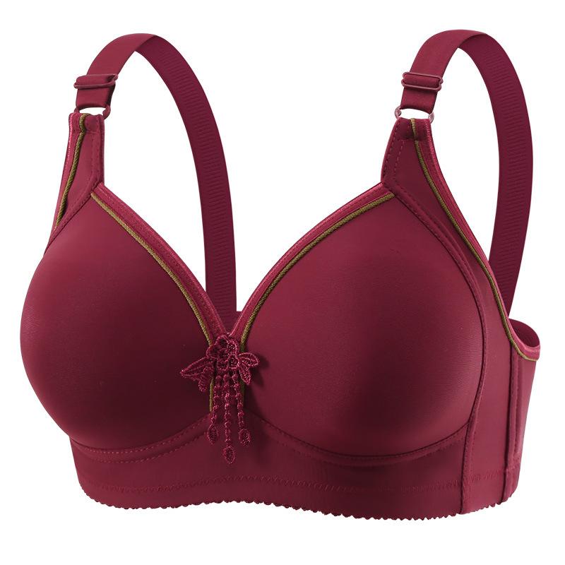 

Underwear thin mold cup comfortable for the elderly women three-breasted women bra bra 38/85BC cup