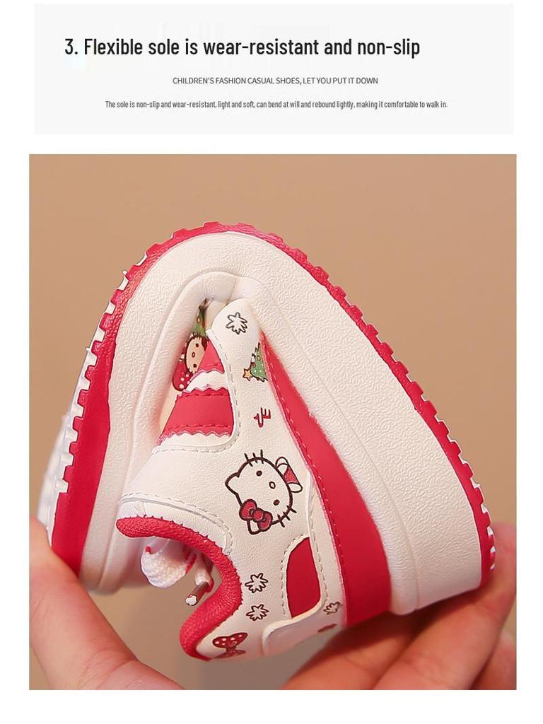 2026 Spring Kids' Low-Top Leather Sports Shoes - Non-Slip Soft Sole, Lightweight Design for Boys & Girls