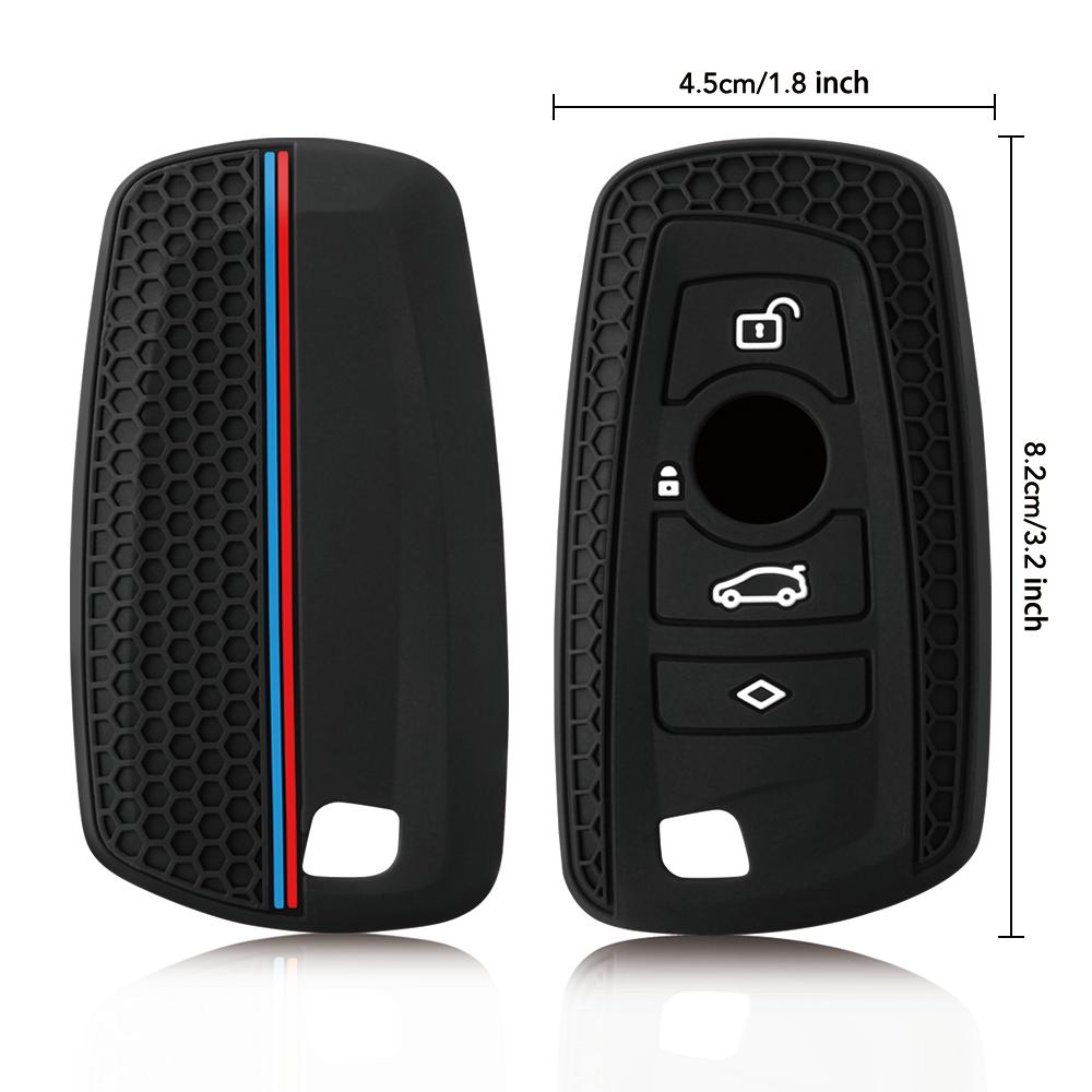 New Silicone Car Key Case Cover For Bmw 1 2 3 4 5 6 7 Series X1 X3 X4 X5 X6 F36 F25 F26 F30 F34 F10 F07 F20 Z10 G30 F15 F16