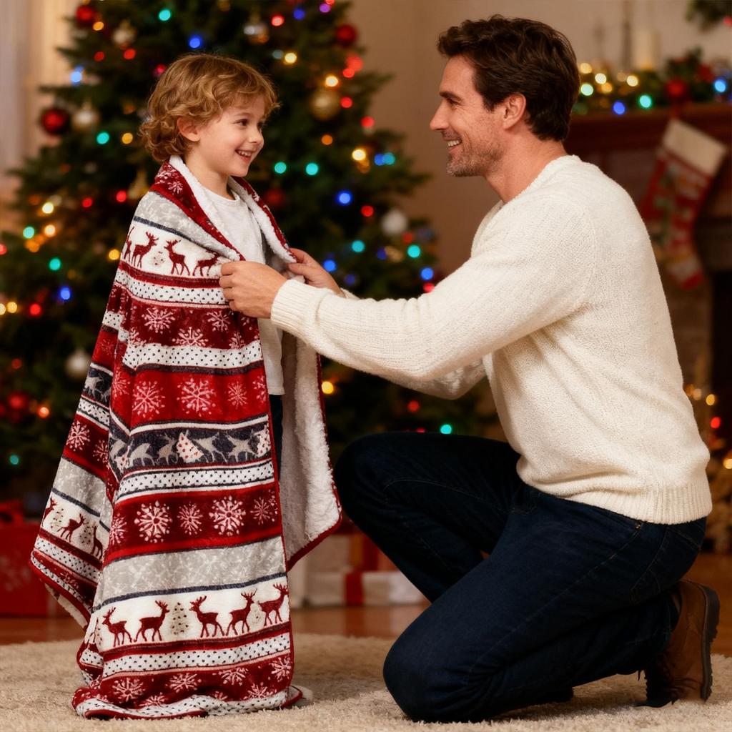 Christmas Blankets And Throws Warm Flannel Snowflake Home Decor Snowflake Soft Couch Throw Blanket For Women Wife Sofa Bed