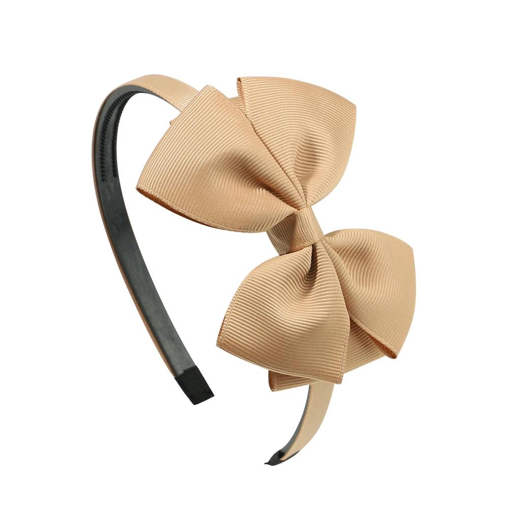 20 Colors Cute Bowknot Baby Girl Hair Band Ribbon Handmade Hair Bows Tiaras Hairbands Headbands Headwear Hair Accessories