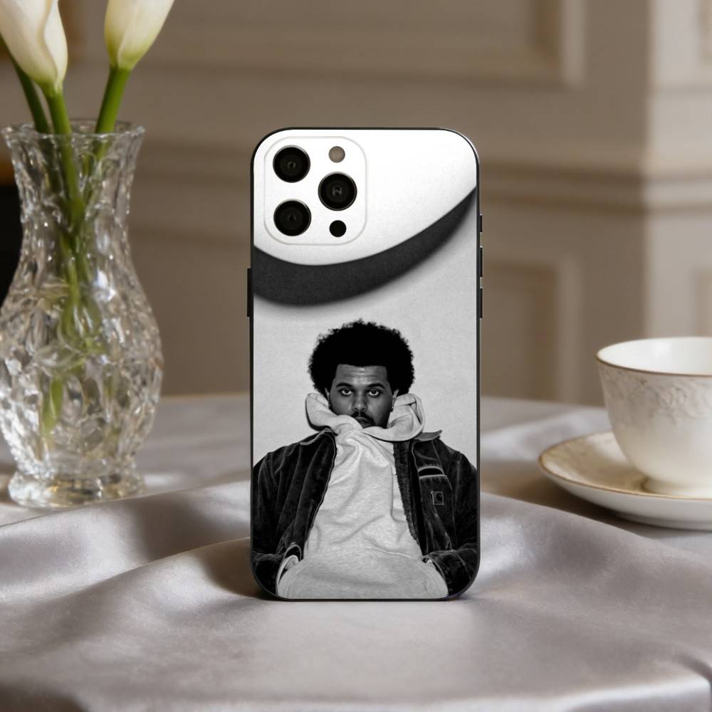 T-The-E Talented W-Weeknd-D Phone Case For iPhone 17,16,15,14,13,12,11 Plus,Pro Max,XS,Soft Silicone Black Cover