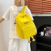 Cute Duck Backpack New Korean Style Casual Large Capacity Cartoon Bag for School Students Water-Resistant