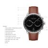 NORDGREEN Pioneer Scandinavian Design Watch Sunray Brown Brown Leather 42mm