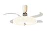 2026 Cream Style Ceiling Fan with Light: Eye Protection, Strong Wind, Invisible Blades for Bedroom, Restaurant, or Study Room