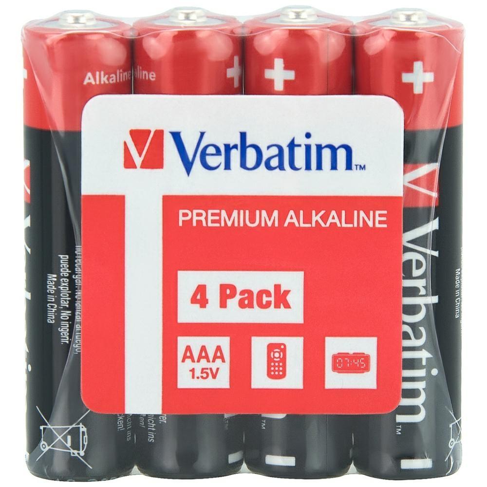 Verbatim Bateria Alkaliczna Aaa Lr034Szt Folia 49500