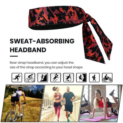 Sports Headband for Men Women Sweat Absorption & Breathable Workout Headbands Wide Edge Soft Printed Sweatband for Yoga Running Cycling Gym Fitness