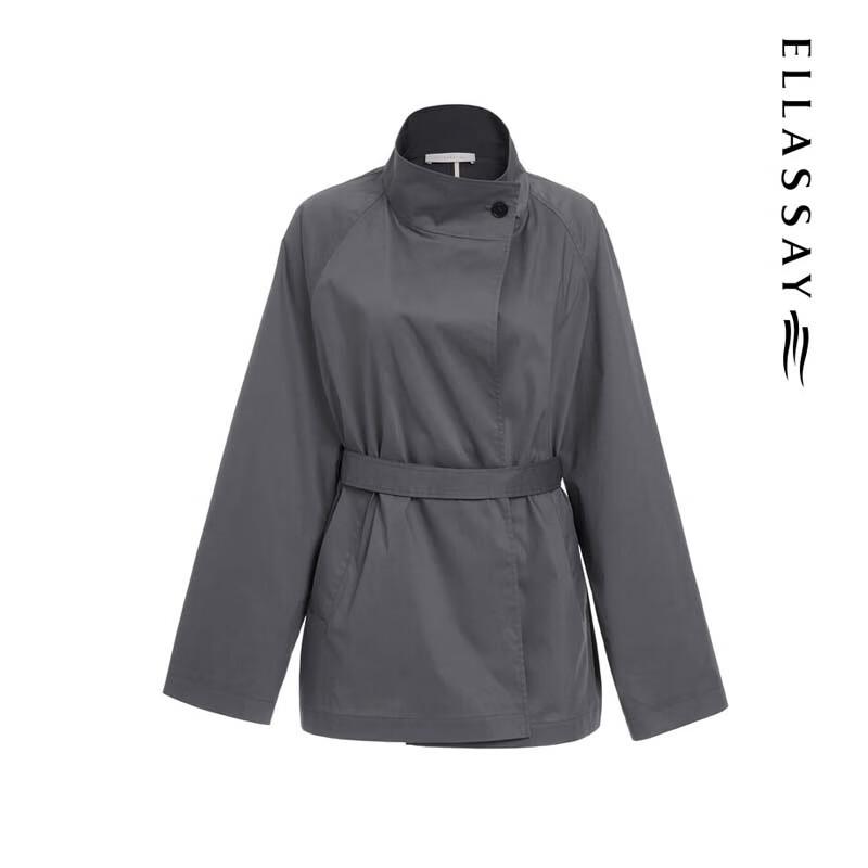 ELLASSAY Women's Elegant H-Line Trench Coat