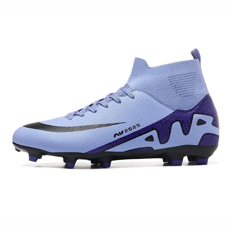 New Men FG/TF Soccer Shoes Cleats Studded Society Match Football Field Boots Original Comfortable Ultralight Kids Football Shoes