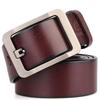 KCOLM Men's Genuine Leather Pin Buckle Belt
