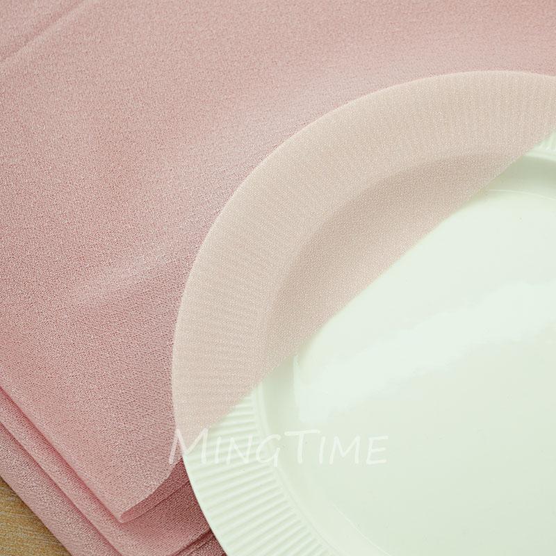 Caminho de Mesa Macio Rosa Blush Poeira Gaze Rústico Boho Natural Casamento Festa Chá de Bebê Jantar Ornamento Decoração