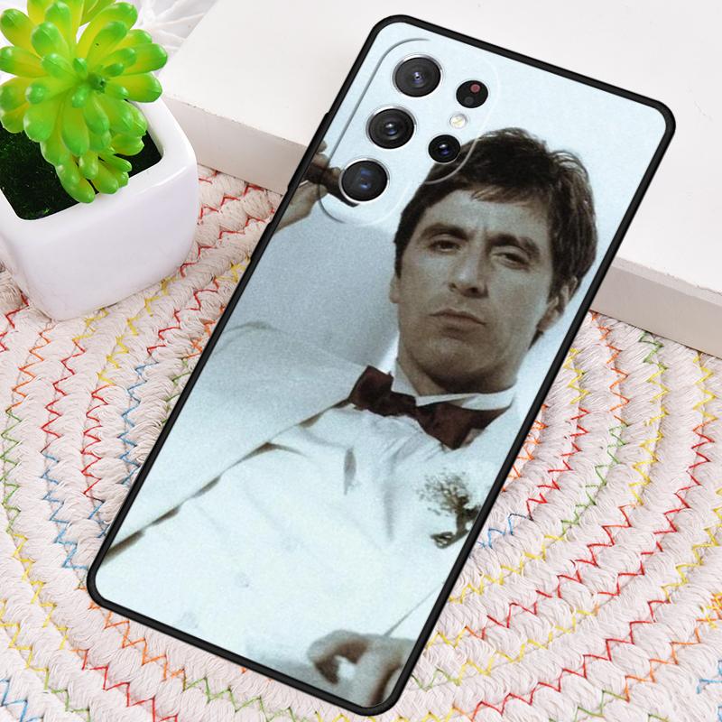 Al Pacino Scarface Bumper Phone Case for Samsung Galaxy note 10 pro S26 Ultra S23 S24 FE S25 S21 S22 PLUS shockproof Cove