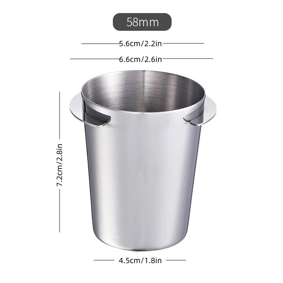 Coffee Dosing Cup 51/53/58mm Stainless Steel Espresso Coffee Dosing Cup Espresso Coffee Machine Accessories