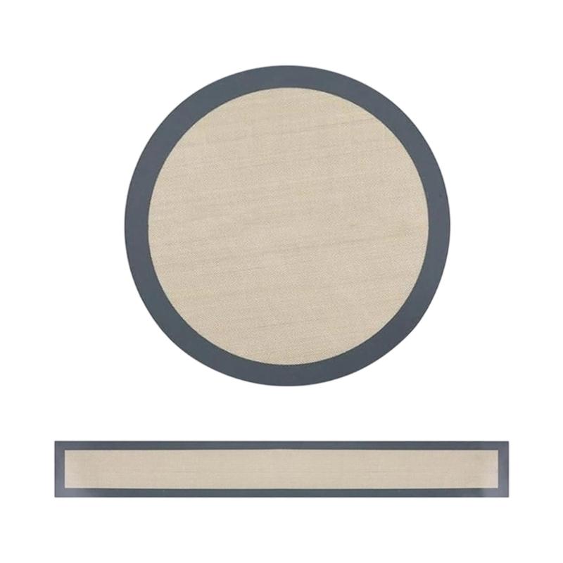 Silicone Baking Mat Set High Temperatures Resistant Nonstick Oven Safe Reusable Baking Pan Liners For Cakes Cookie Bread 1