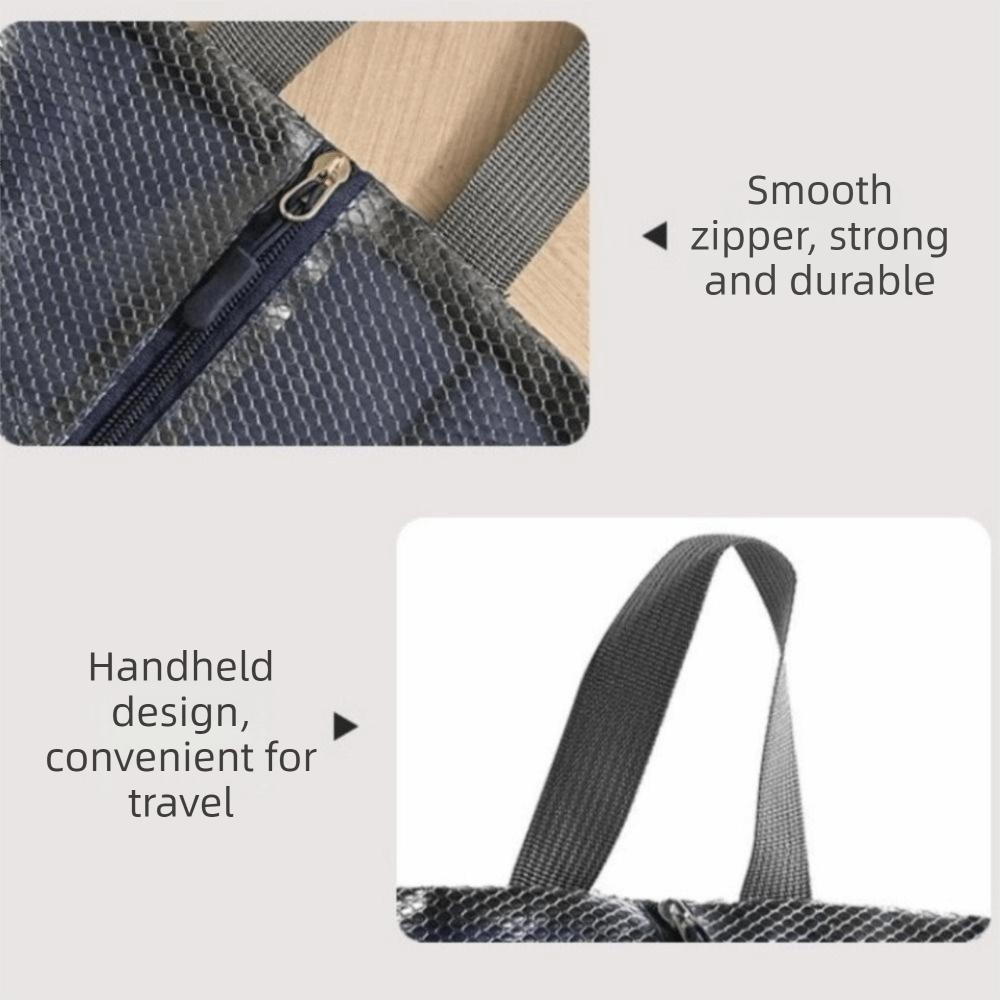 Handheld Shoes Pouch Wide Opening Shoes Organizer Portable Shoe Storage Bag  Sports Gym