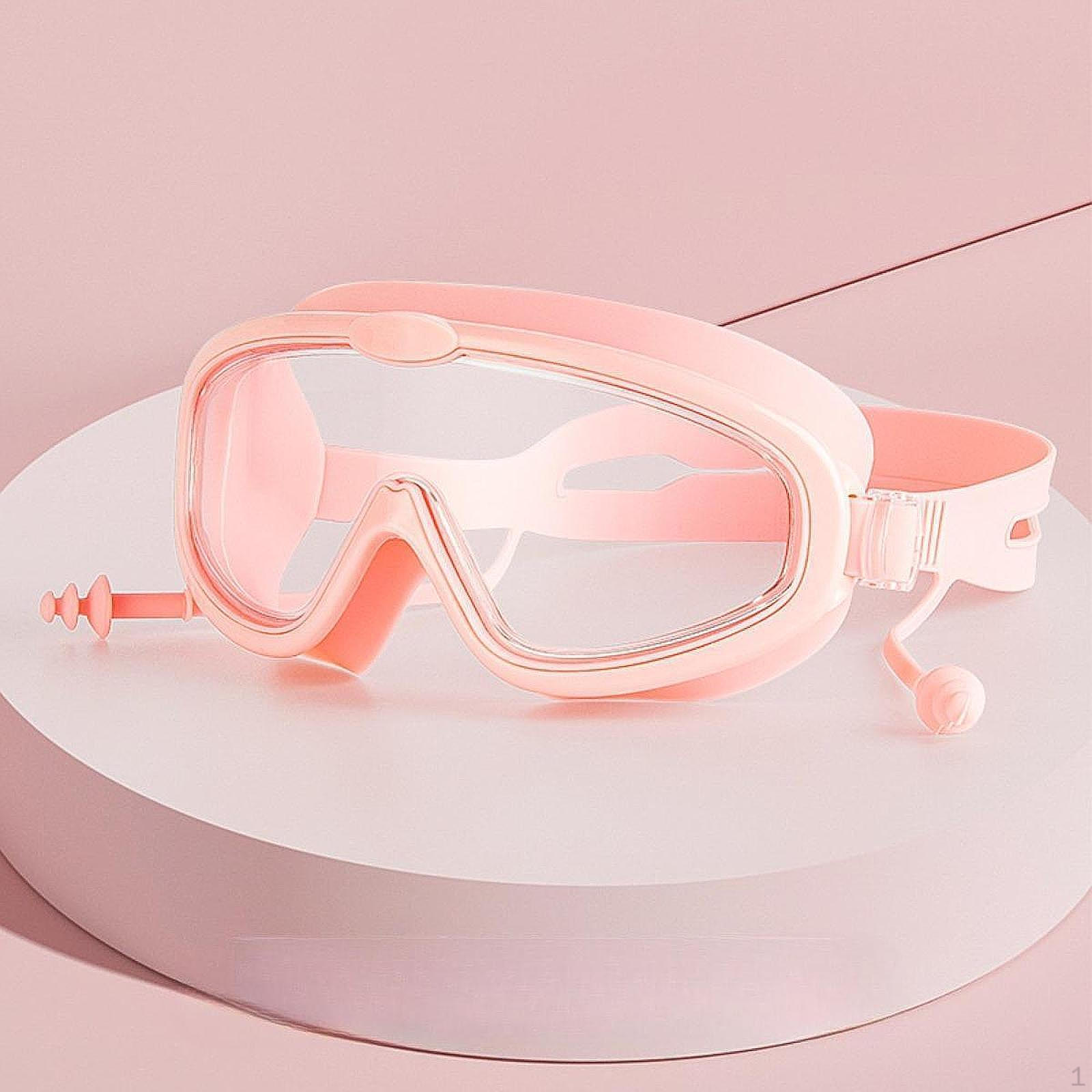 Children s Swim Goggles with Adjustable Strap for Water Fun And Safety Pink