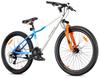 26 Inch Mountain Bike Mtb Shimano 21 Speeds Suspension Disc Brakes Kickstand Verdant Calix White Blue Orange