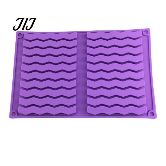 Kitchen Baking Supplies Silicone Chocolate Mold, 20 Cavities Non-stick Flexible Tray, Heat Resistant Reusable Tray Food-grade Mold for Homemade Candy