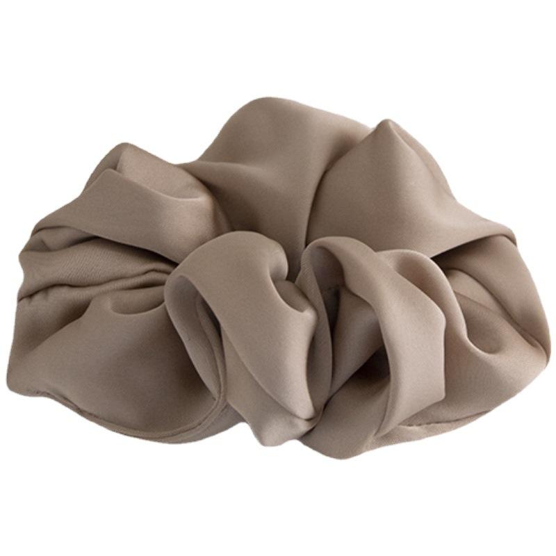 Koreanische Haargummis 3 Stück Premium Satin Scrunchies Französischer Stil Drei Größen Rutschfeste Haargummis für Frauen