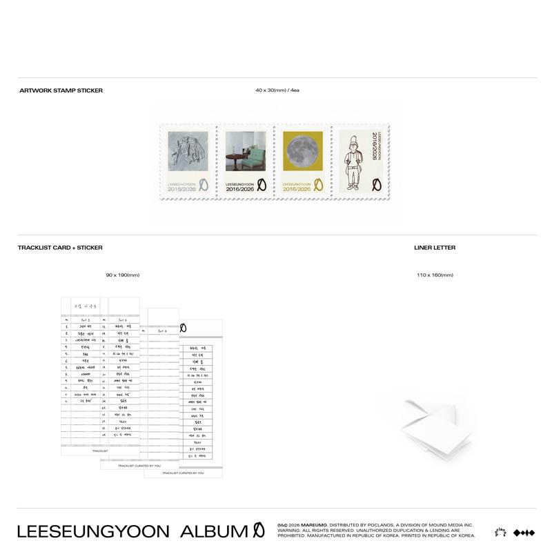 Lee Seung Yoon – 4th Studio Album 0 (Moon Ver.)