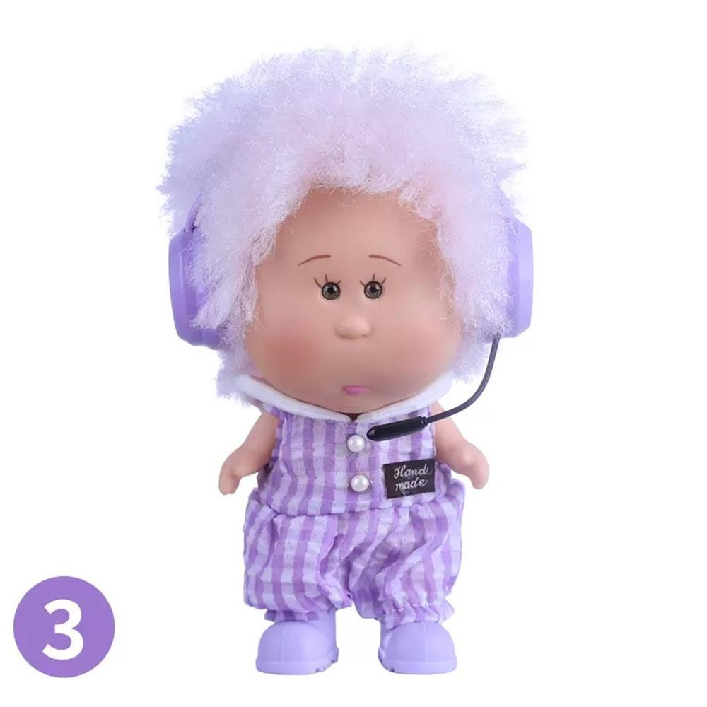 Latest 18Cm Bean Eye Cute Vinyl Doll For Kids Diy Companion Doll For Kids Good Gift Nice Decor Safe Use For Children