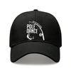 Fishing Lover Baseball Cap - "Pole Dance" Graphic Print Polyester Adjustable Breathable Casual Outdoor Sports Hat For Men Women