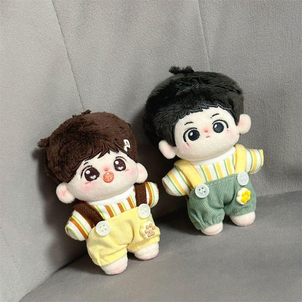 10CM Size Cotton Doll Rompers Soft Cotton Mini Doll Clothes Plush Doll Outfit  Doll Dressing