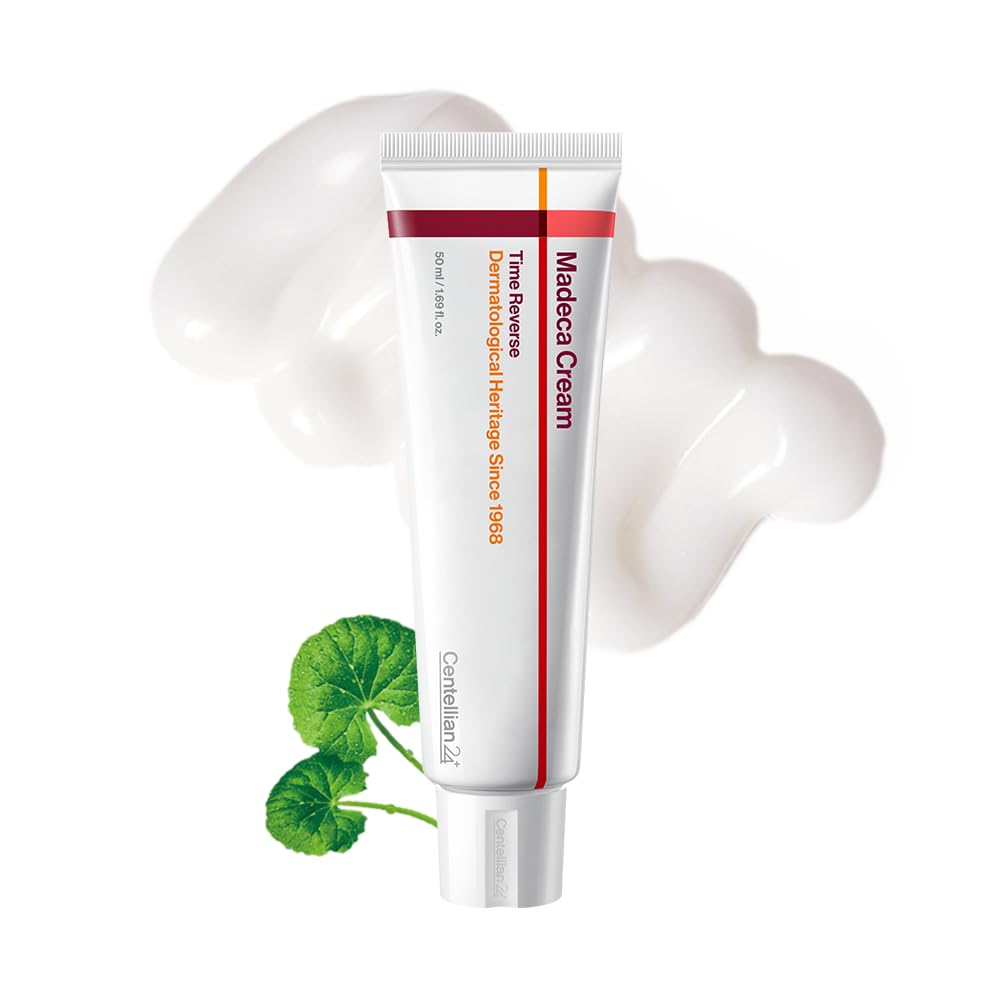 CENTELLIAN24 Krem Madeca Time Reverse (50 ml) – Rozjaśniający krem do twarzy Anti-Ageing z TECA i peptydami, koreański