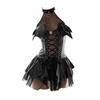 Anime Devil's City Queen Unifrom Women Cool Girl Punk Cyber Leather Outfits Costumes Cosplay Halloween Costumes Sexy Women BDSM