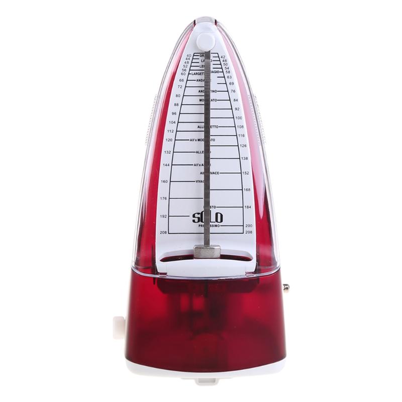Mechanical Metronome Wood Grained Loud Sound/High Precision for Piano/Guitar/Violin/Drum and Other Instruments