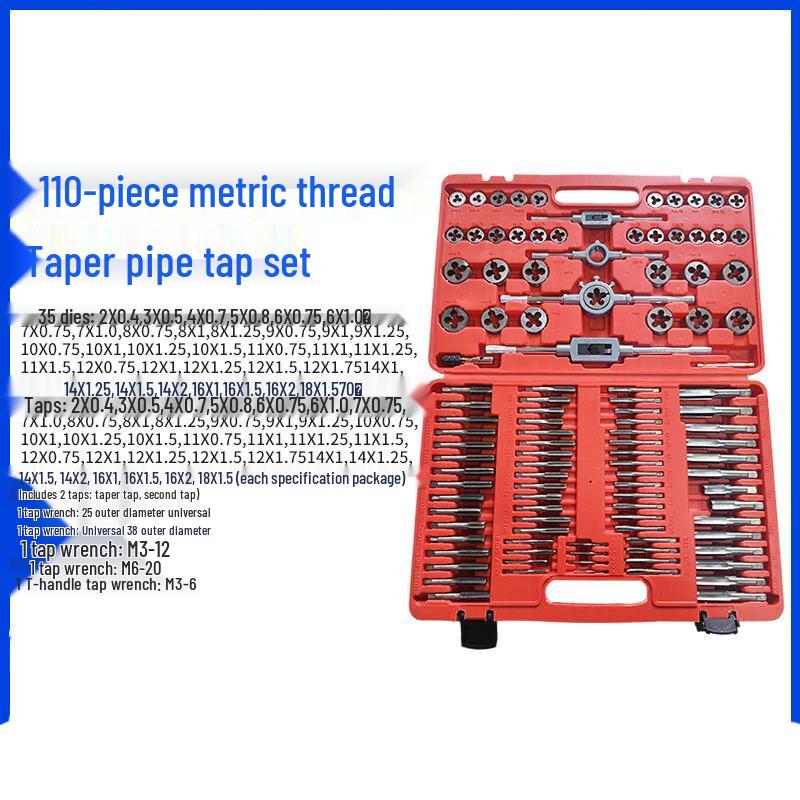 Belton 110-Piece Metric Tap & Die Set