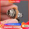 6.35mm Mono Input Jack 2-Conductor 1/4 Inch Electric Guitar Output Jack Nickel Guitar Parts Accessories for Electric Guitar Bass