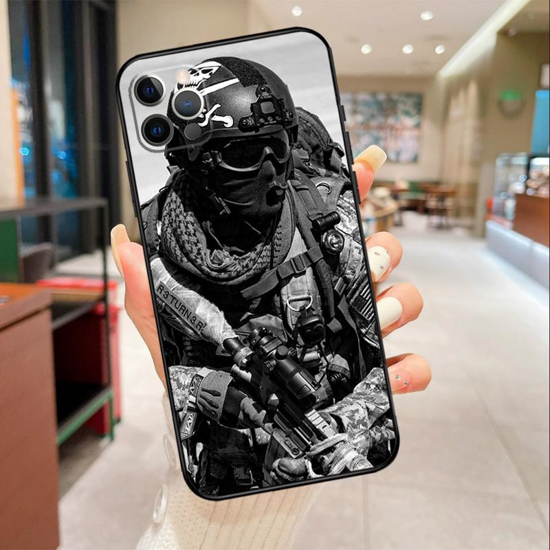 

Military Army Special Forces Phone Case For iPhone 17 Air 16 14 13 11 15 Pro Max mini 15 16 Plus 16e Protective Cover iPhone 15